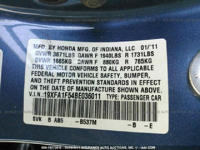 2011 Honda Civic Image 5